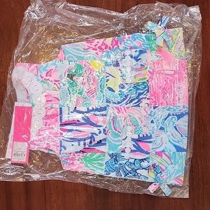 NWT Lilly Pulitzer Baby Lilly Shift Dress 12/18 Month - Multi Pop Up Summer Remi